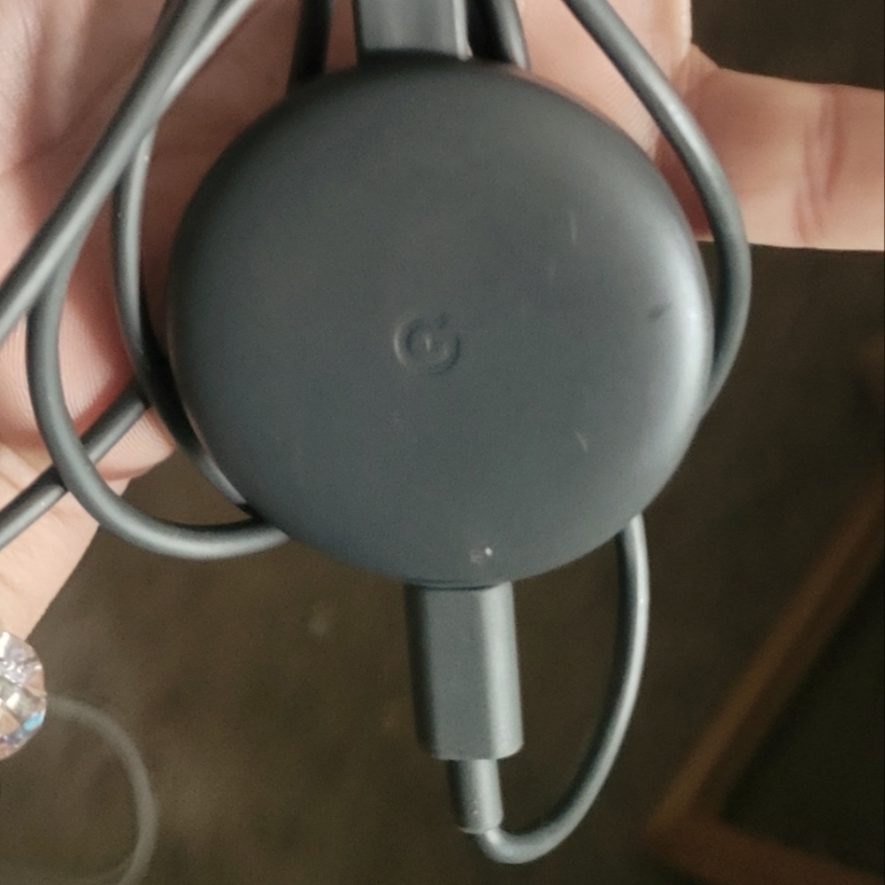 Google Chromecast Streaming Device in Charcoal